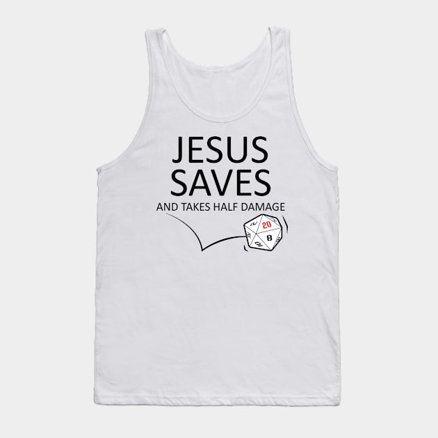 Jesus Saves Tank Top by MarkSeb